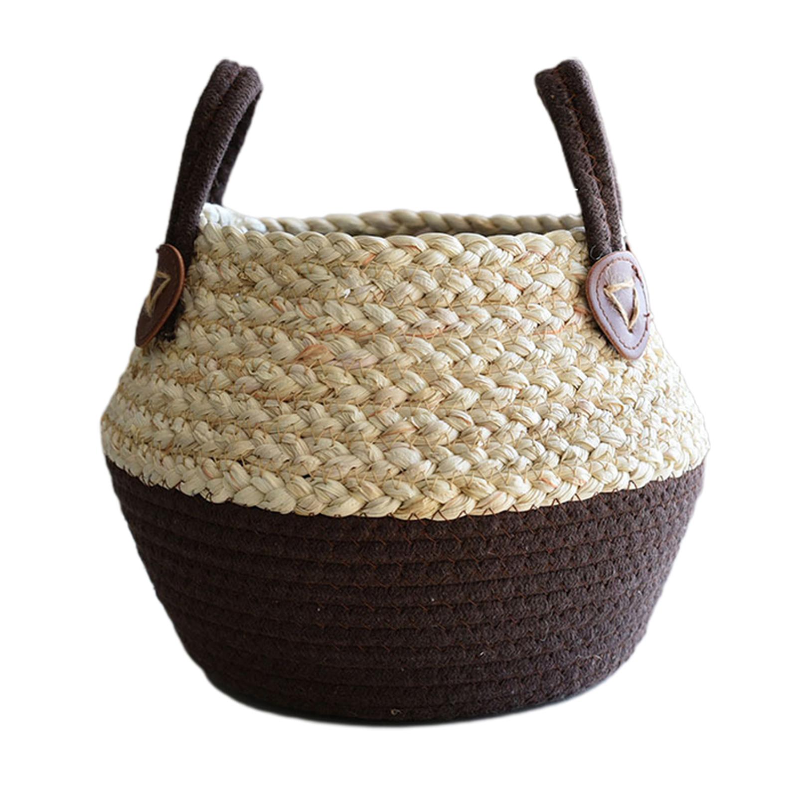 Соломенный цветочный горшок с двойной ручкой, стильные прочные декоративные опоры, садовые аксессуары Small size
Соломенный цветочный горшок с двойной ручкой, стильные прочные декоративные опоры, садовые аксессуары Small size