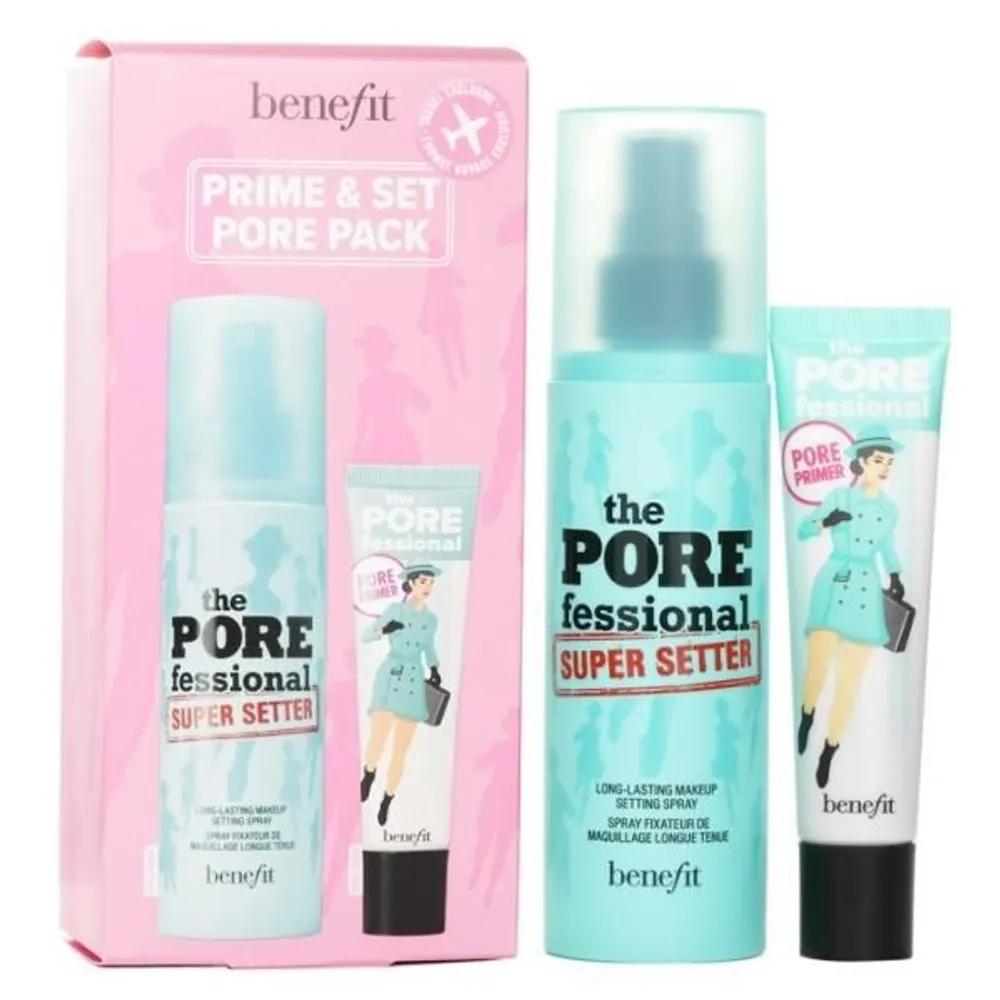 Benefit Pore Professional Face Primer + Setting Spray 2-Piece Set
Benefit Pore Professional Face Primer + Setting Spray 2-Piece Set
