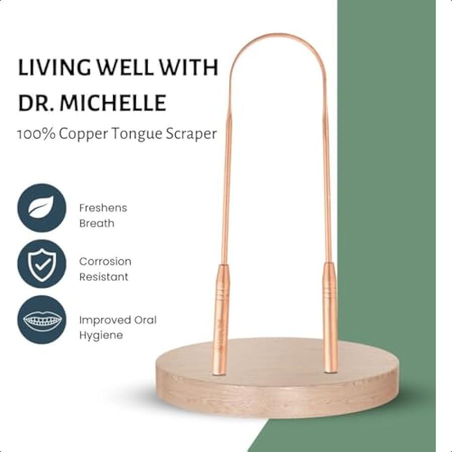 Медный скребок для языка Премиальный металлический очиститель языка для взрослых и устранения неприятного запаха изо рта и улучшения гигиены полости рта Включает дорожный United States
Медный скребок для языка Премиальный металлический очиститель языка для взрослых и устранения неприятного запаха изо рта и улучшения гигиены полости рта Включает дорожный United States