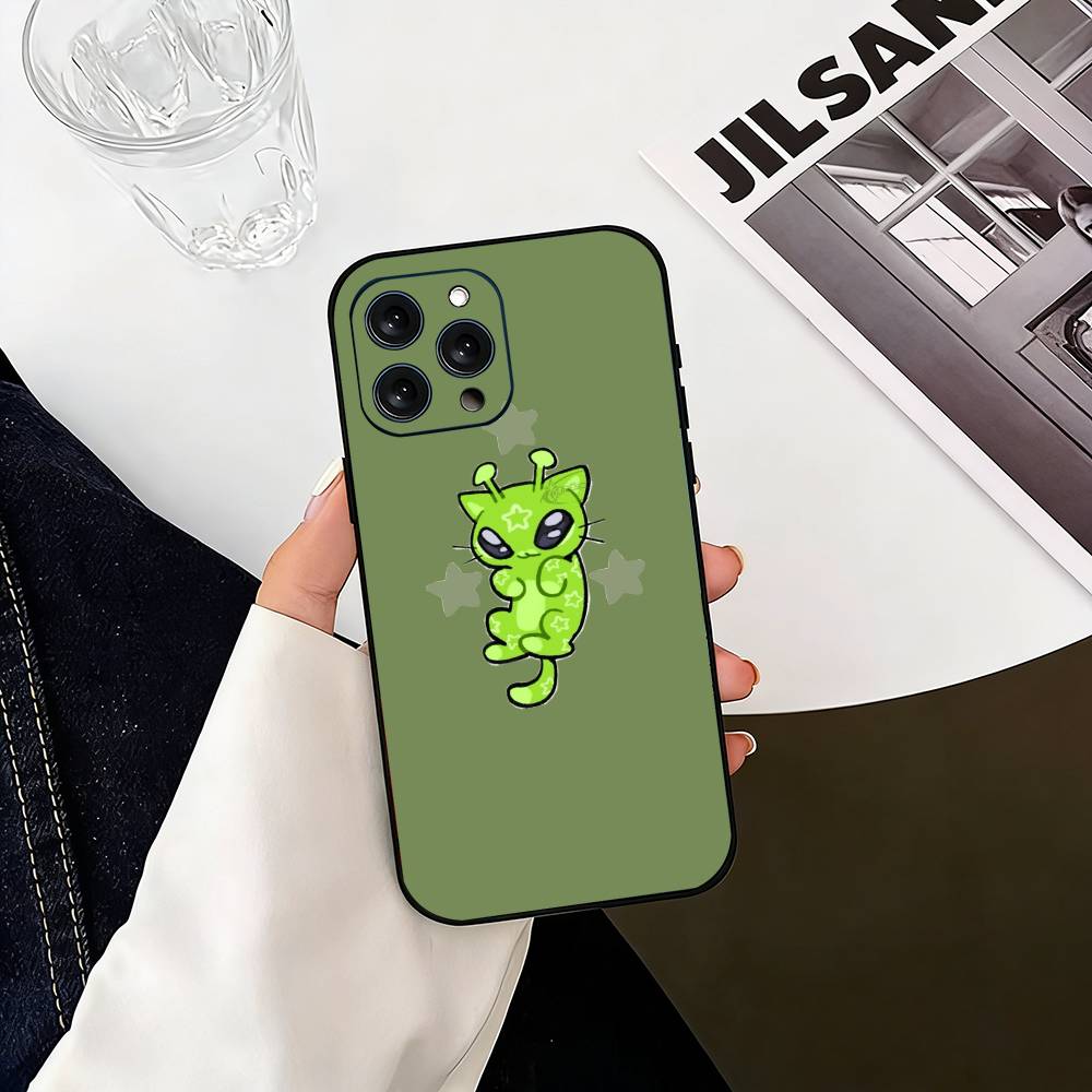 A-alien cat Green Phone Case Silicone Soft For IPhone 17 16 15 14 13 12 11 X XR Plus Pro Max Plus iPhone15pro
A-alien cat Green Phone Case Silicone Soft For IPhone 17 16 15 14 13 12 11 X XR Plus Pro Max Plus iPhone15pro