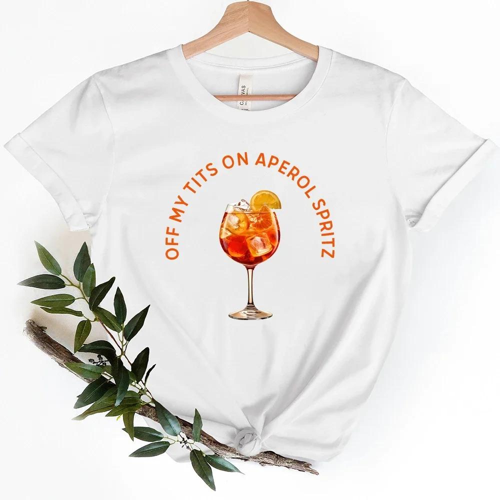 Off My Tits on Aperol Spritz T-Shirt Fun Cocktail Graphic Tee Unique Casual Summer Drink Gift for Cocktail Enthusiasts Shirt Top 3XL
Off My Tits on Aperol Spritz T-Shirt Fun Cocktail Graphic Tee Unique Casual Summer Drink Gift for Cocktail Enthusiasts Shirt Top 3XL