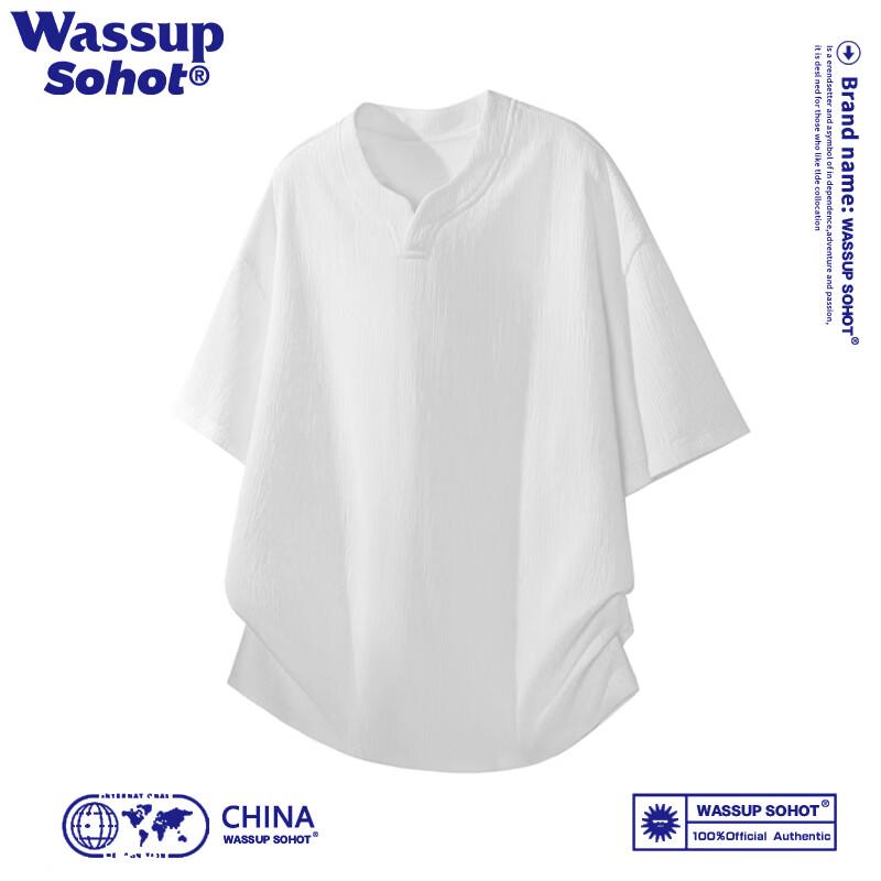 Wassup Sohot Men s V-Neck Short Sleeve T-Shirt M
Wassup Sohot Men s V-Neck Short Sleeve T-Shirt M