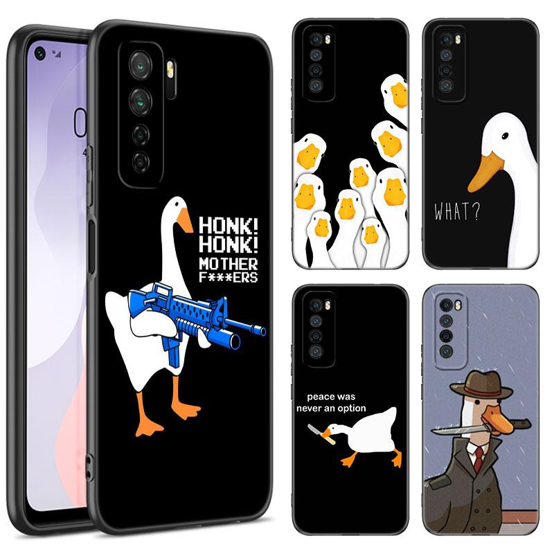 Cartoon Duck Goose Game Black Phone Case For Huawei Nova 11 12 Ultra 9 10 SE Pro 11E 11i 12i Y70 Plus Y60 Y61 Y71 Y72 Y90 Y91 Huawei Nova 11i
Cartoon Duck Goose Game Black Phone Case For Huawei Nova 11 12 Ultra 9 10 SE Pro 11E 11i 12i Y70 Plus Y60 Y61 Y71 Y72 Y90 Y91 Huawei Nova 11i