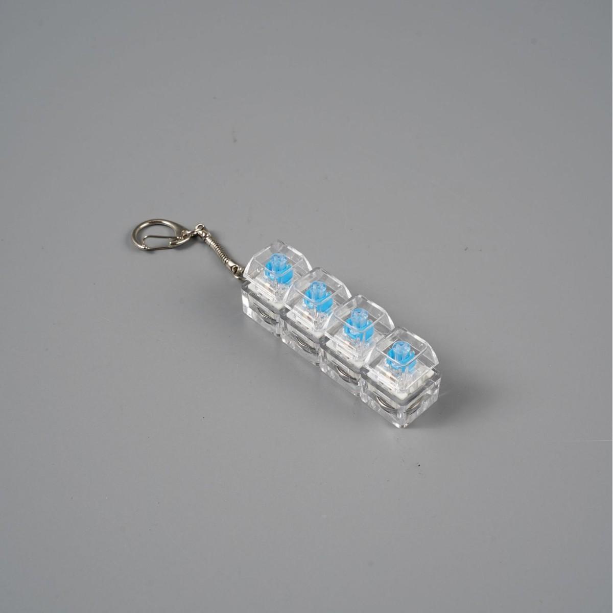 Unzip The Mechanical Keyboard With Light, Press The Keychain, Schoolbag Pendant, Personalized Full Transparency, Light Decompression Toy. 1PCS
Unzip The Mechanical Keyboard With Light, Press The Keychain, Schoolbag Pendant, Personalized Full Transparency, Light Decompression Toy. 1PCS