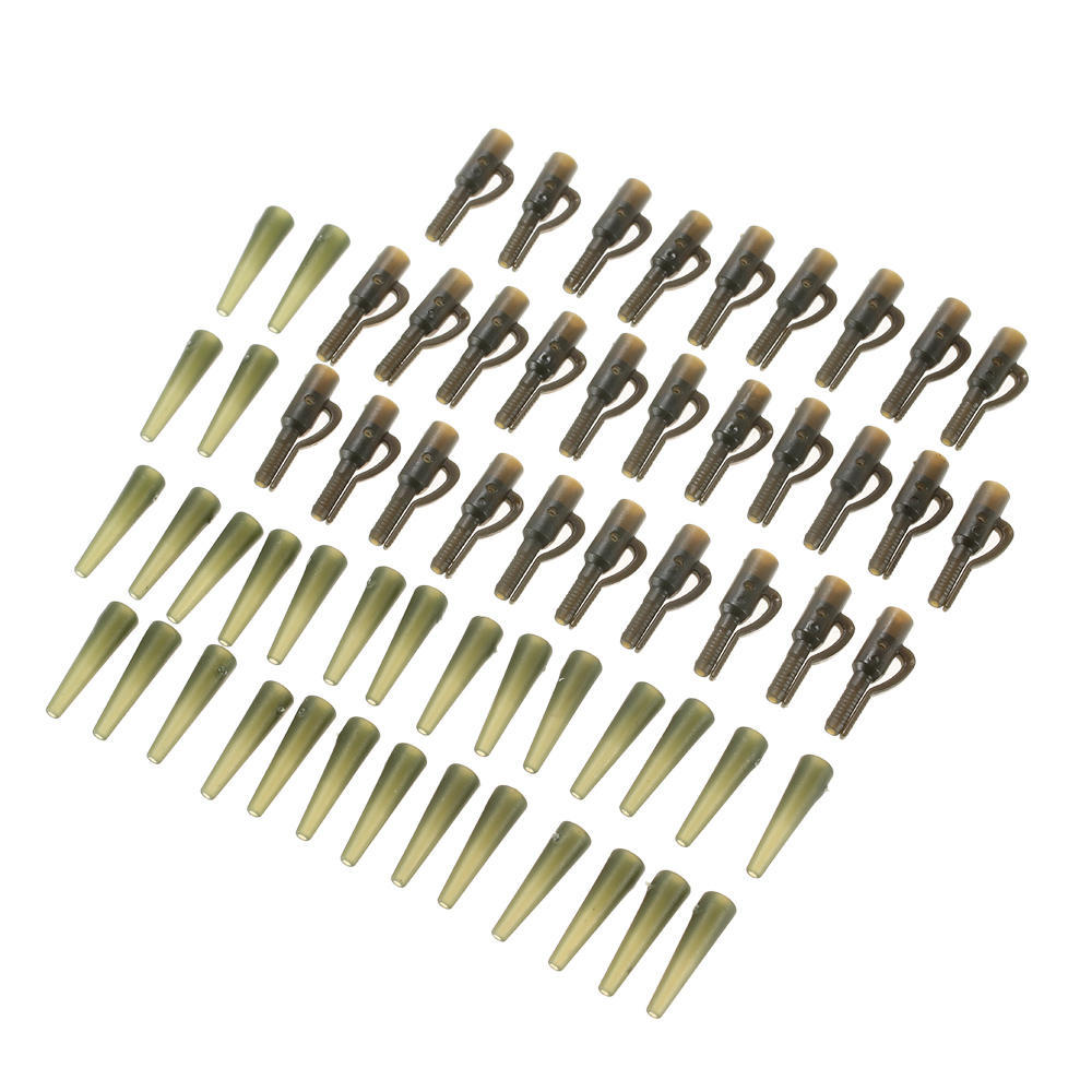 120pcs 30Set Fishing Set Safety Clips Tail Rubber Tubes with Pins Swivels Carp Fishing Terminal Tackle Tool
120pcs 30Set Fishing Set Safety Clips Tail Rubber Tubes with Pins Swivels Carp Fishing Terminal Tackle Tool