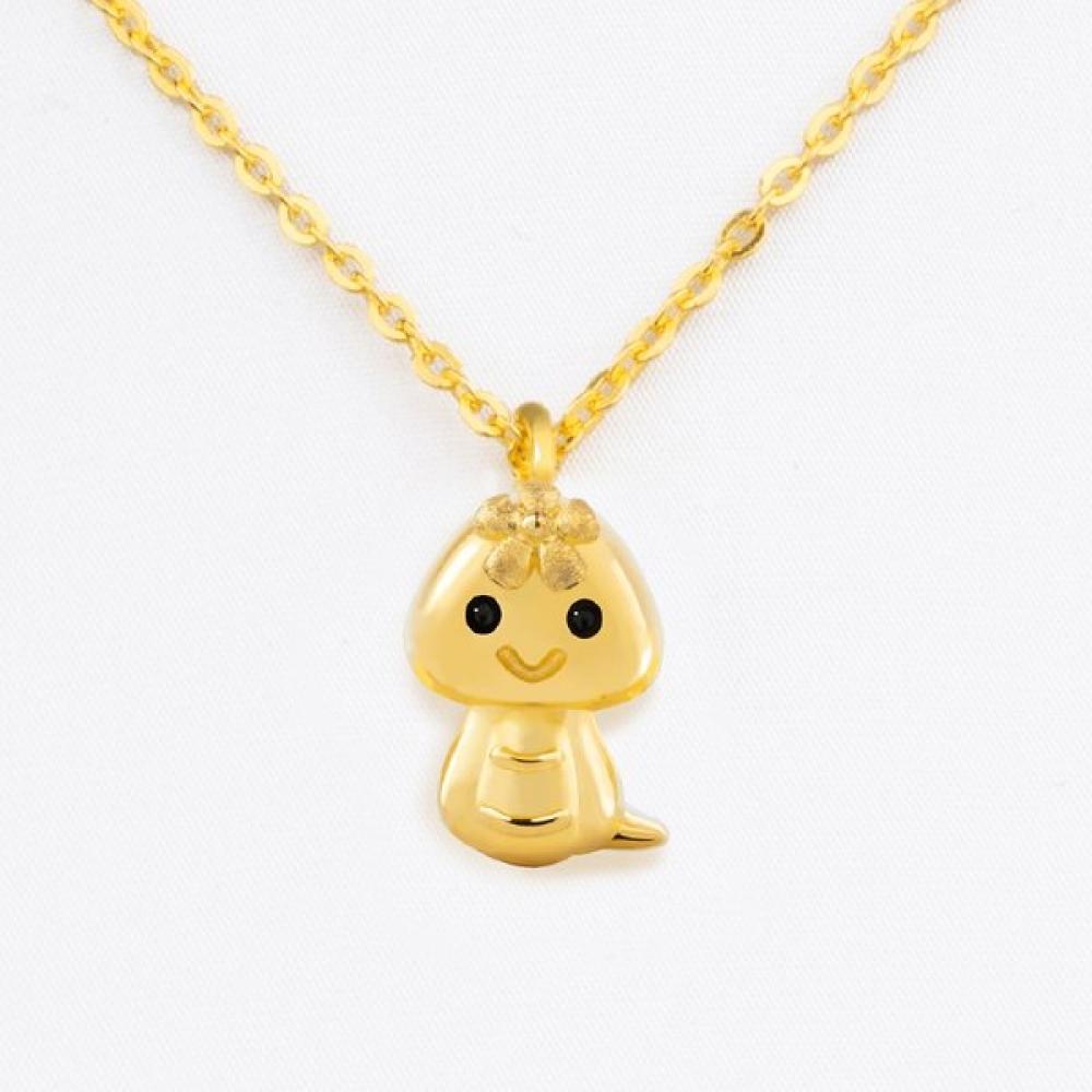 Porti 24k Gold 1.875g Snake Zodiac Flower Necklace Single option
Porti 24k Gold 1.875g Snake Zodiac Flower Necklace Single option