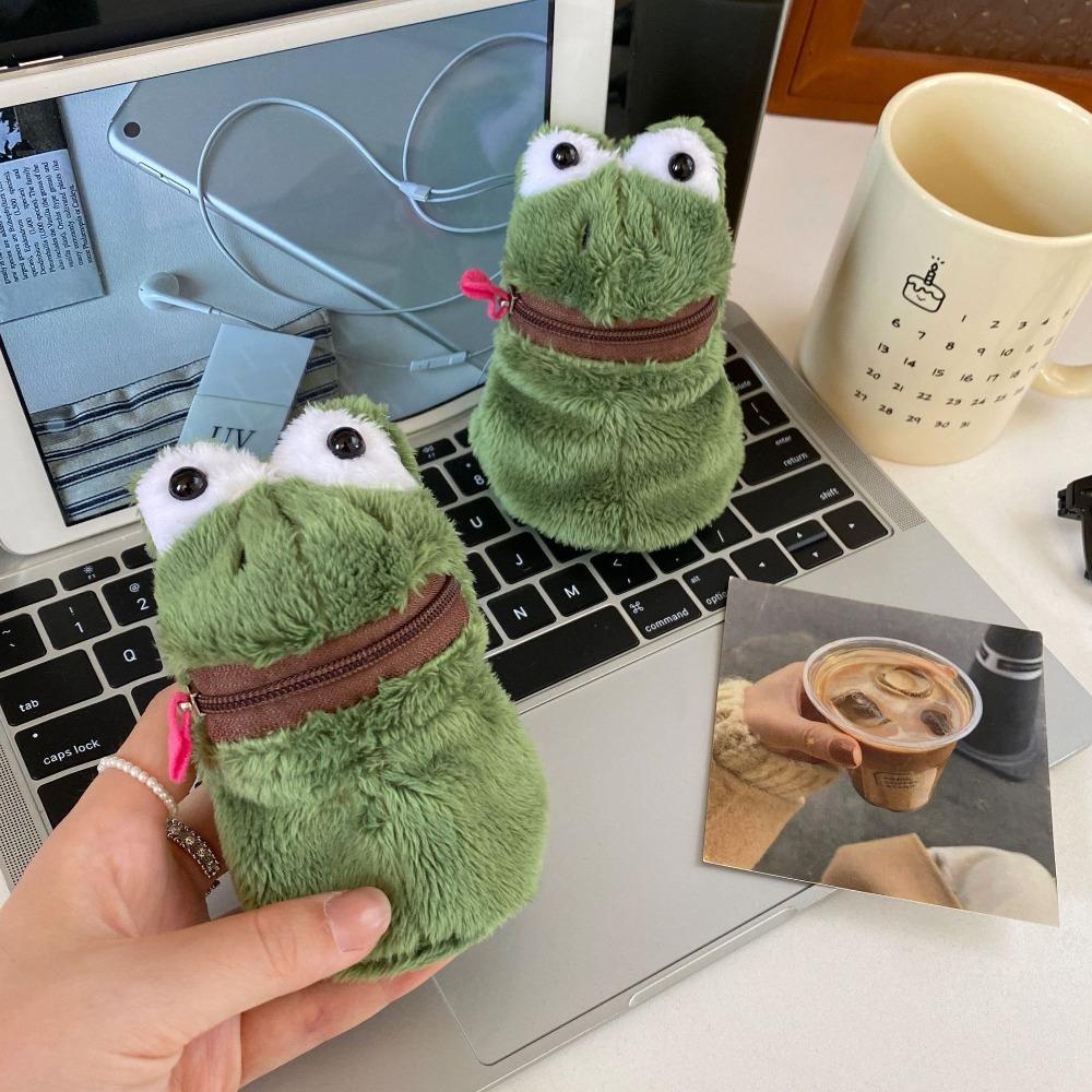 Furry Open Mouth Frog Coin Purse Wallet Creative Frog Earphone Bag Frog Plush Money Bag Girls
Furry Open Mouth Frog Coin Purse Wallet Creative Frog Earphone Bag Frog Plush Money Bag Girls