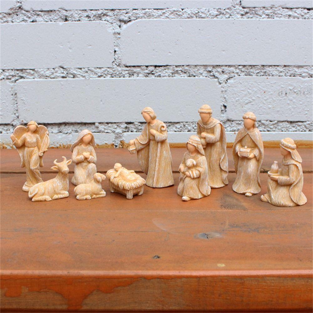 10Pcs/set Resin Crafts Religious Nativity Figure Carving Church Statue Office 10Pcs/set
10Pcs/set Resin Crafts Religious Nativity Figure Carving Church Statue Office 10Pcs/set