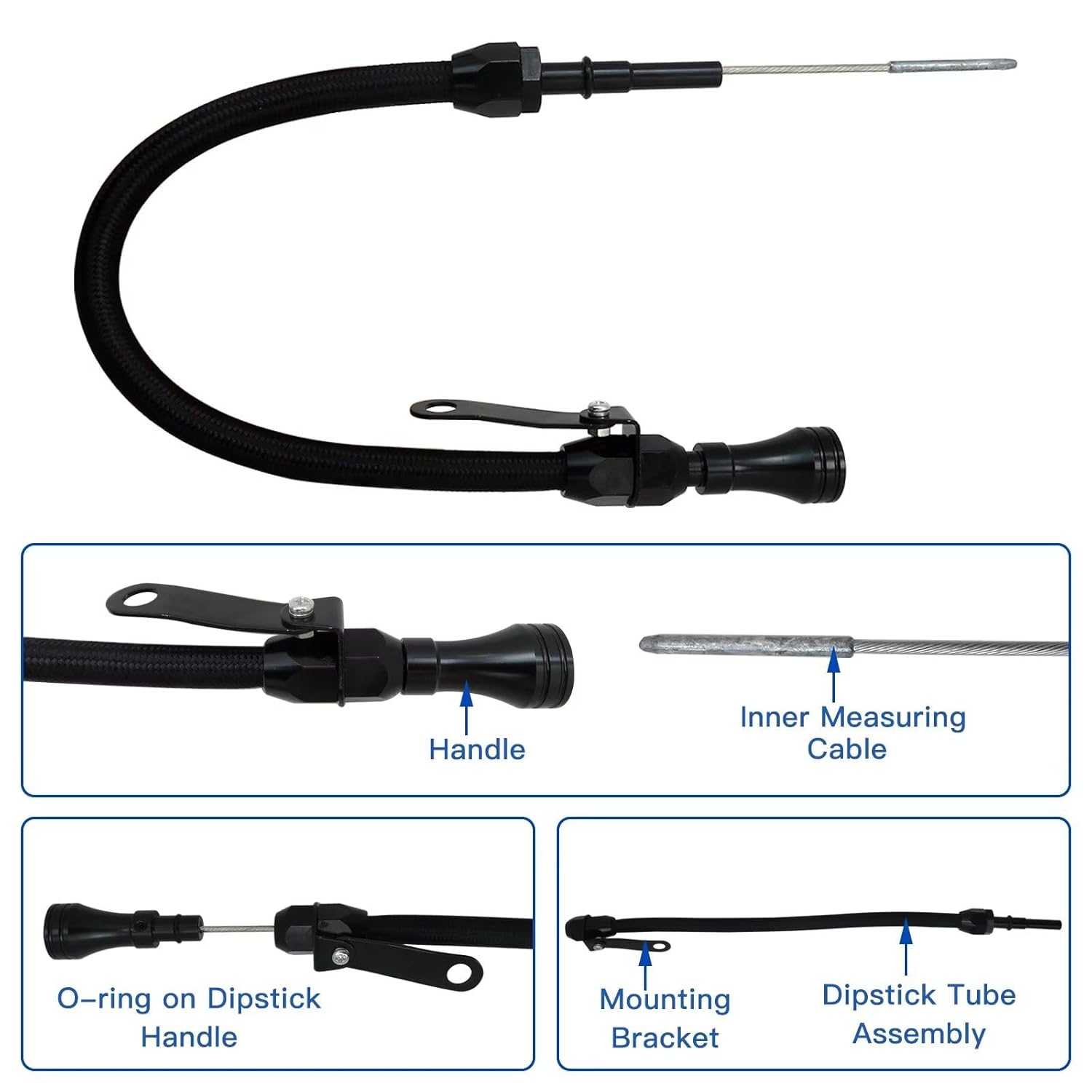 Upgraded Fit for LS Truck Engine Flexible Oil Black Dipstick Aluminum Stainless 4.8 5.3 6.0 NEW
Upgraded Fit for LS Truck Engine Flexible Oil Black Dipstick Aluminum Stainless 4.8 5.3 6.0 NEW
