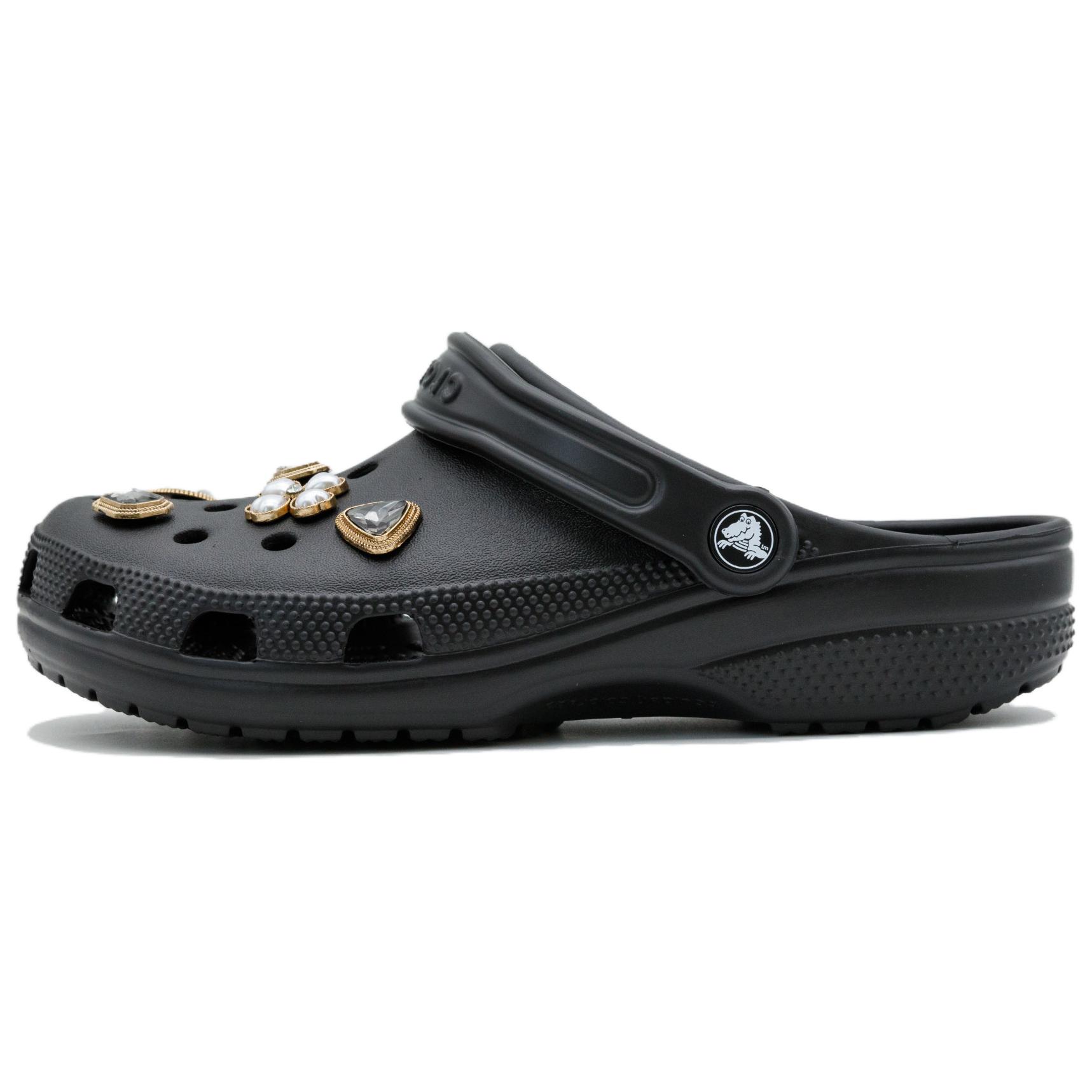 Crocs Classic clog Sparkle Black Gold EVA Comfortable Refreshing Personality Versatile Hole Shoes Unisex Black 39-40 чёрный
Crocs Classic clog Sparkle Black Gold EVA Comfortable Refreshing Personality Versatile Hole Shoes Unisex Black 39-40 чёрный