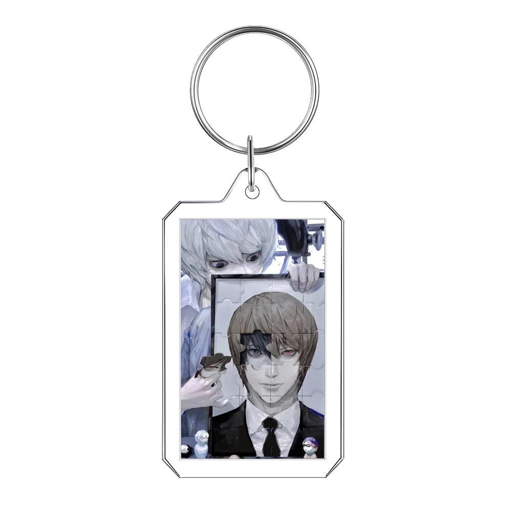 Death Note Keychain Anime Cartoon Yagami Light Acrylic Pendant Backpack Accessories Creative Student Decorate Photo Frames Gift
Death Note Keychain Anime Cartoon Yagami Light Acrylic Pendant Backpack Accessories Creative Student Decorate Photo Frames Gift