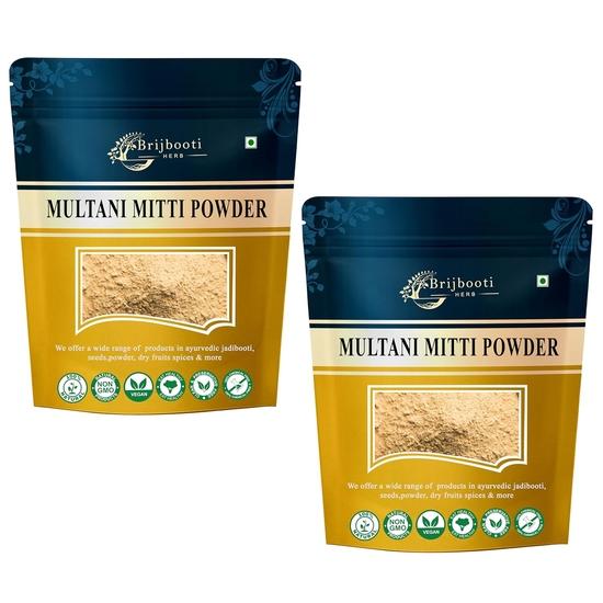 Brijbooti Multani Mitti for face 250 g (Pack of 2) - Suits All Skin Types | for men & women | multani mitti for face pack
Brijbooti Multani Mitti for face 250 g (Pack of 2) - Suits All Skin Types | for men & women | multani mitti for face pack