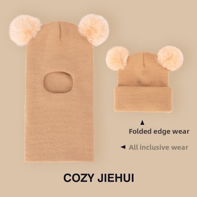 Зимняя детская шапка со встроенным шарфом и бархатной защитой ушей, головной убор для мальчиков и девочек, вязаная пряжа, детский комбинезон
Зимняя детская шапка со встроенным шарфом и бархатной защитой ушей, головной убор для мальчиков и девочек, вязаная пряжа, детский комбинезон