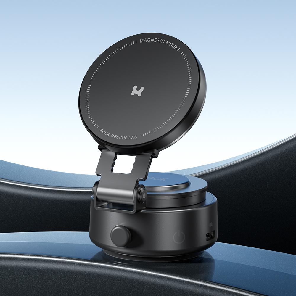 ROCK RPH1011 Q16 Pro Electric Suction Cup Magnetic Mount Phone Holder 360-Degree Rotation Strong Adhesion A
ROCK RPH1011 Q16 Pro Electric Suction Cup Magnetic Mount Phone Holder 360-Degree Rotation Strong Adhesion A