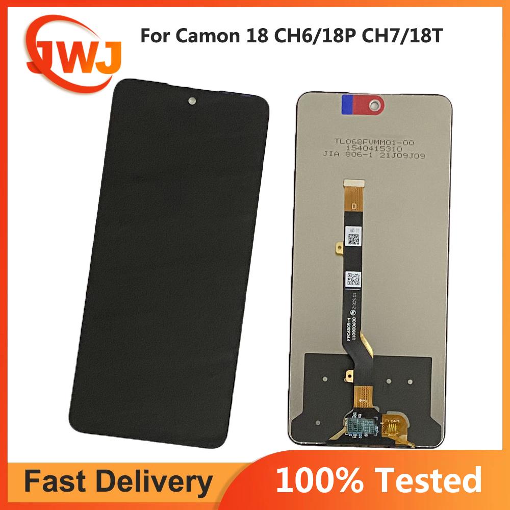 LCD Screen and Digitizer Full Assembly for Tecno Camon 18P CH7n CH7
LCD Screen and Digitizer Full Assembly for Tecno Camon 18P CH7n CH7
