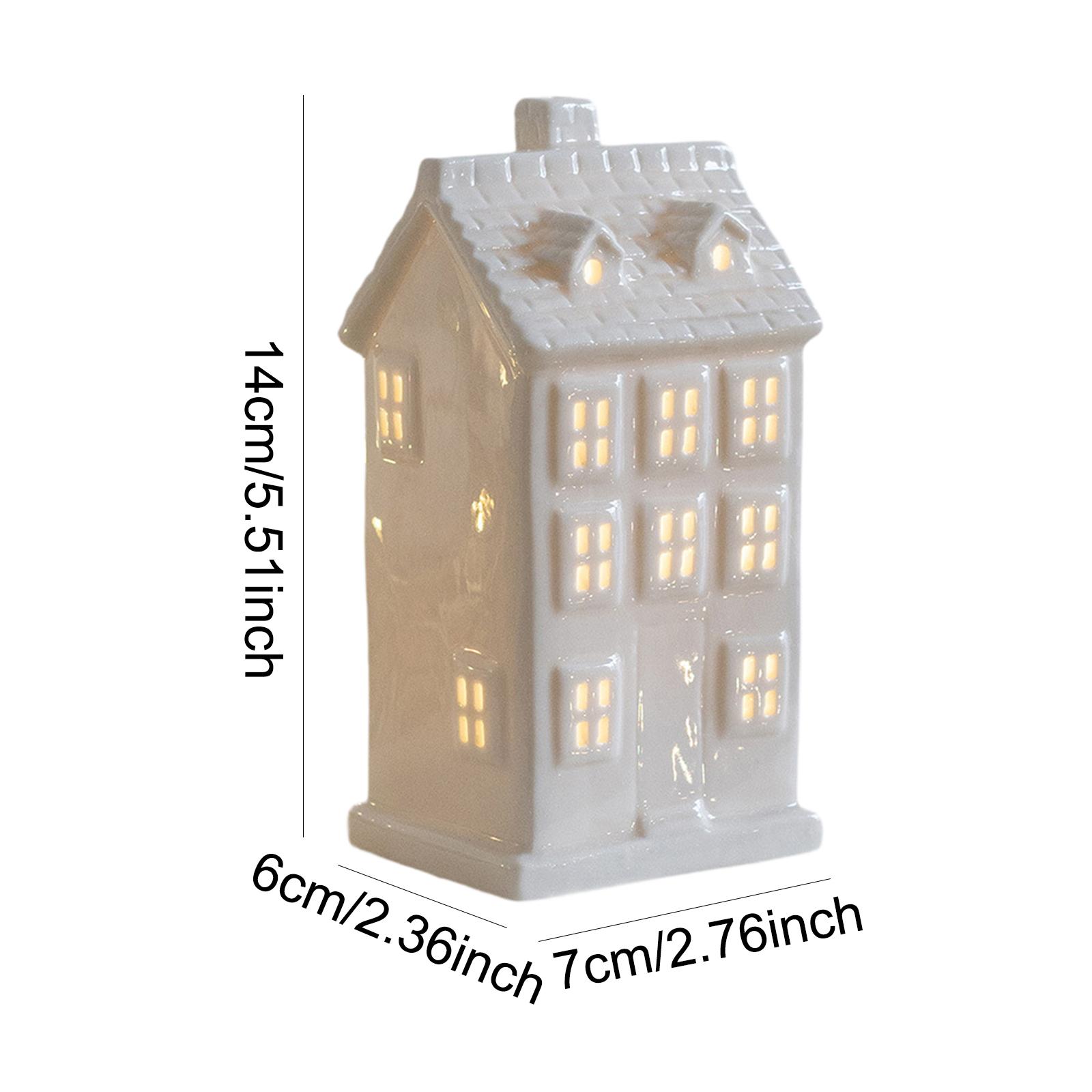 Різдвяна настільна статуетка Прикраса Керамічний будиночок Нічник Настільні прикраси Ремесла Фотореквізит Центральний стіл
Різдвяна настільна статуетка Прикраса Керамічний будиночок Нічник Настільні прикраси Ремесла Фотореквізит Центральний стіл