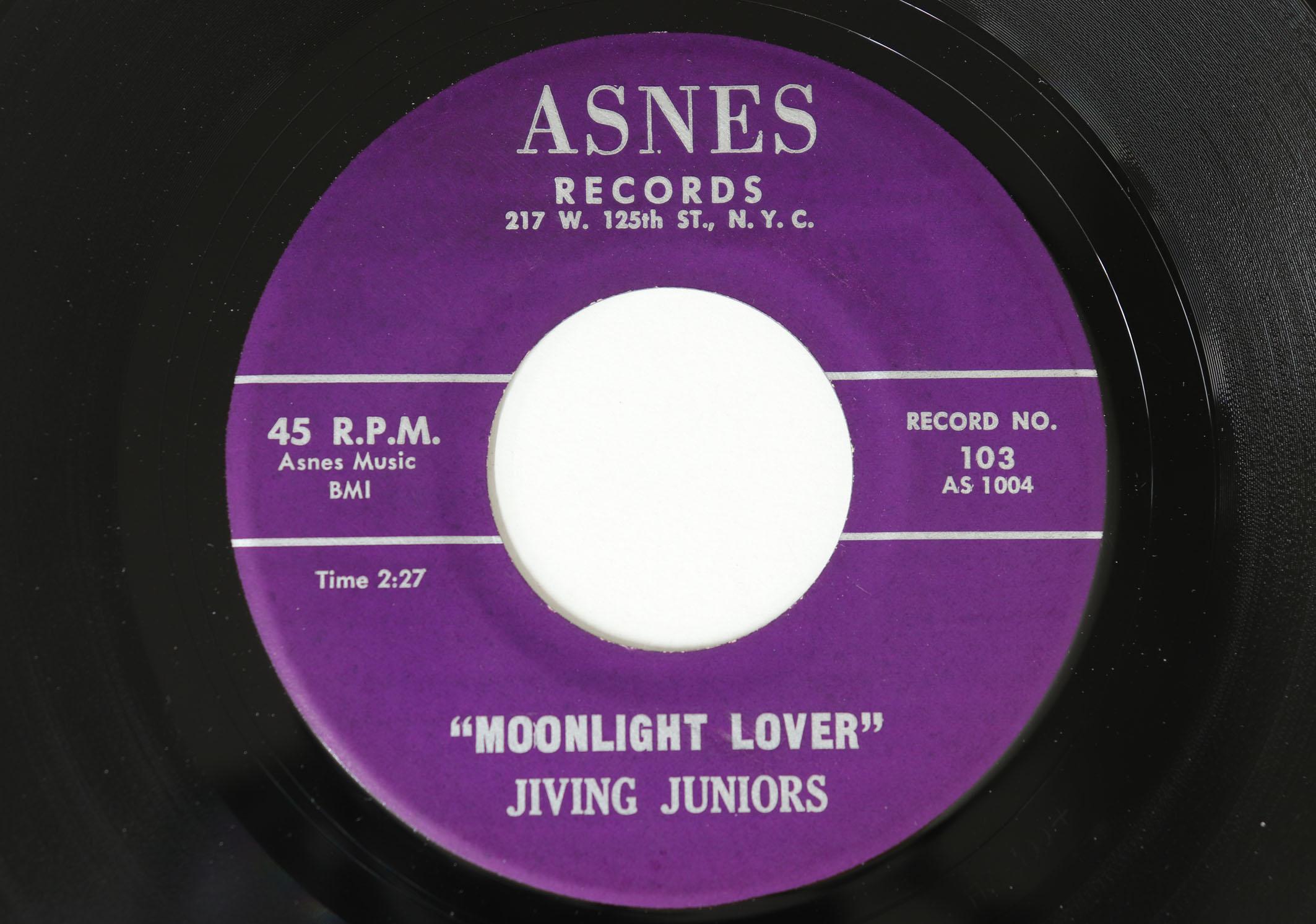 7inch Record JIVING JUNIORS Moonlight Lover Sweet As An Angel 103 ASNES 1961 US Blues Used
7inch Record JIVING JUNIORS Moonlight Lover Sweet As An Angel 103 ASNES 1961 US Blues Used