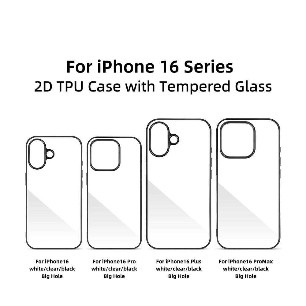Heat Transfer iPhone 16 Pro TPU + Glass Case for Apple Plus Sublimation Blank 16 Plus
Heat Transfer iPhone 16 Pro TPU + Glass Case for Apple Plus Sublimation Blank 16 Plus