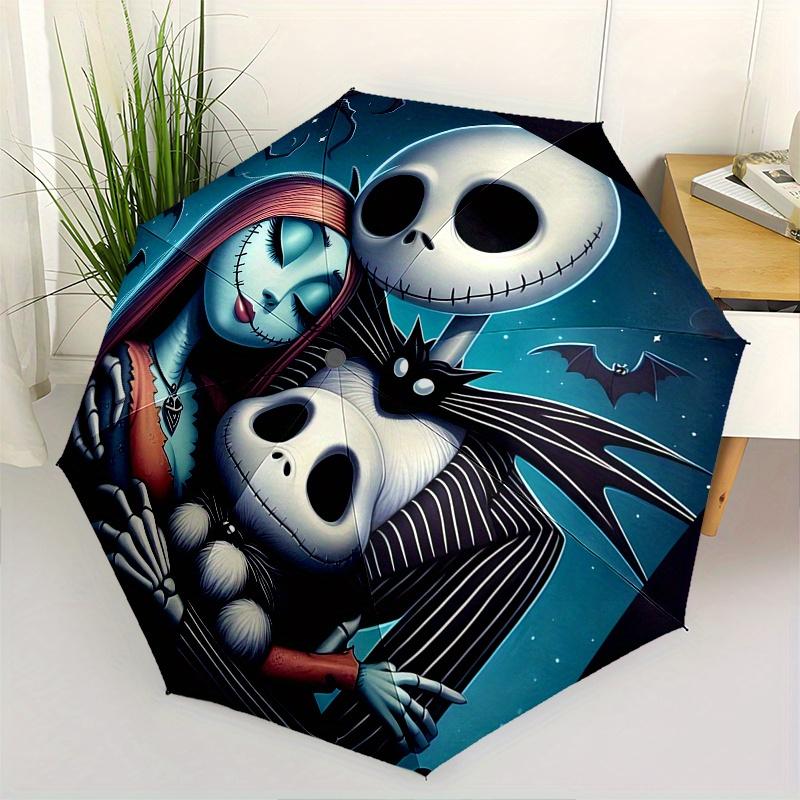 1 Auto Open Jack Skellington, Sally Themed Colorful 8-rib Portable Umbrella for Men and Women, A Compact Commuting Companion Suitable for Da
1 Auto Open Jack Skellington, Sally Themed Colorful 8-rib Portable Umbrella for Men and Women, A Compact Commuting Companion Suitable for Da