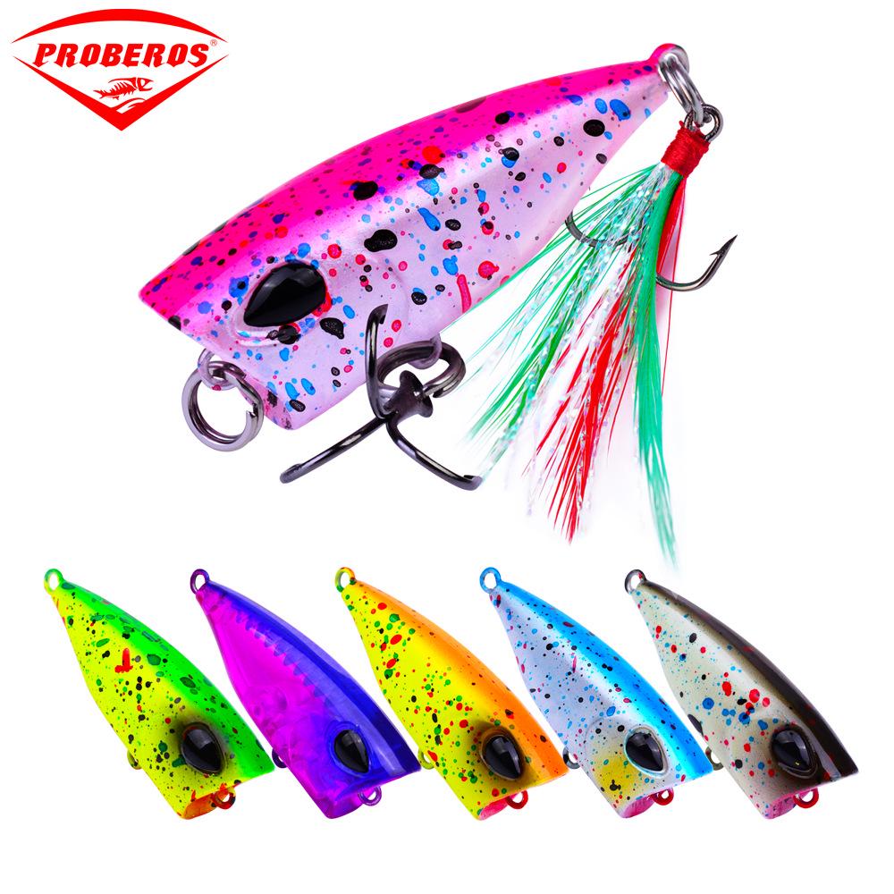 PROBEROS Popaluya Bait 4,3 см Жесткая пластиковая приманка 4 г с перьями Bionic Fake Bait
PROBEROS Popaluya Bait 4,3 см Жесткая пластиковая приманка 4 г с перьями Bionic Fake Bait
