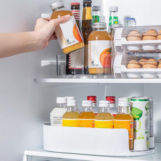 Fridge Storage Box Spice Rack 360-Degree Rotatable Design Large Capacity Transparent Turntable Condiment Organizer чистий
Fridge Storage Box Spice Rack 360-Degree Rotatable Design Large Capacity Transparent Turntable Condiment Organizer чистий