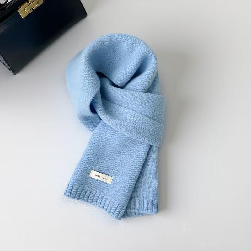 Корейський стиль синій вовняний шарф: Жіночий Універсальний Зимовий Трикотаж, Атмосфера Високого Класу, Унісекс 2025
Корейський стиль синій вовняний шарф: Жіночий Універсальний Зимовий Трикотаж, Атмосфера Високого Класу, Унісекс 2025