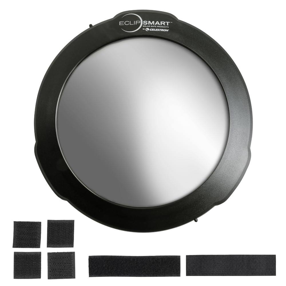 Celestron 94244 EclipSmart Solar Eclipse Telescope Filter ISO Film for a Secure Fits Black - 12312-2 Compliant, Solar-Safe Fit, 8 чорний
Celestron 94244 EclipSmart Solar Eclipse Telescope Filter ISO Film for a Secure Fits Black - 12312-2 Compliant, Solar-Safe Fit, 8 чорний