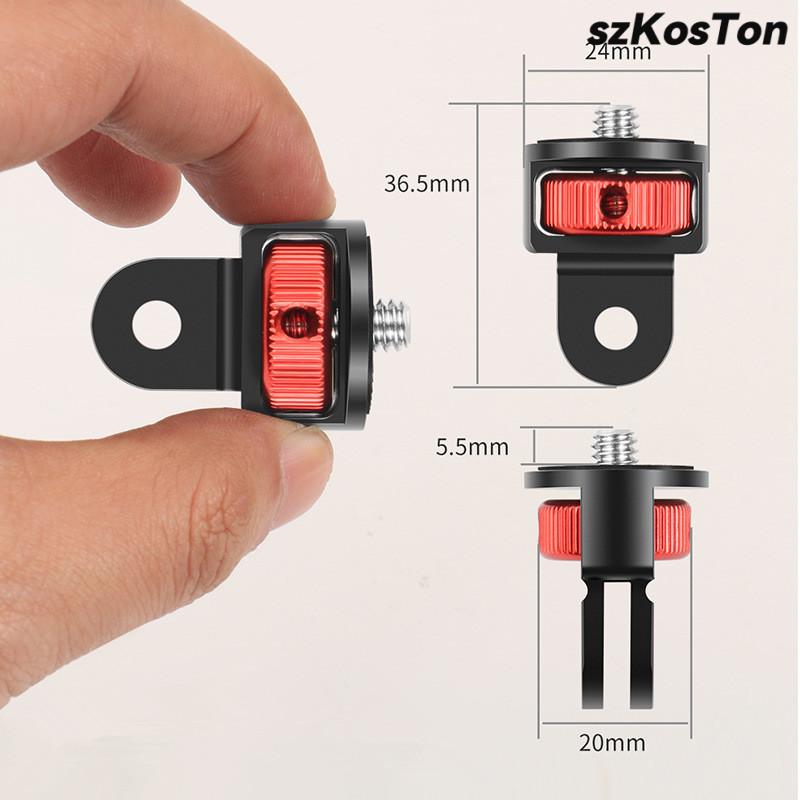 Aluminum 1/4 Inch Screw Tripod Adapter 360 Rotating Mount Holder For Go Pro 13 12 11 10 9 8 7 Insta 360 X3 X4 Camera Accessories
Aluminum 1/4 Inch Screw Tripod Adapter 360 Rotating Mount Holder For Go Pro 13 12 11 10 9 8 7 Insta 360 X3 X4 Camera Accessories