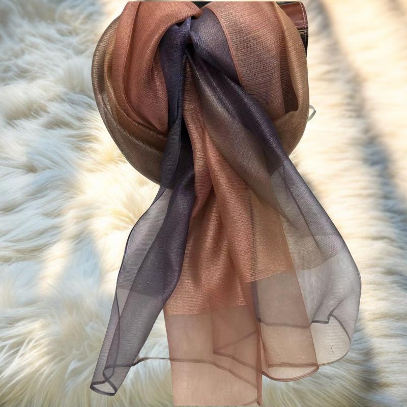 Gradient Color Silk Scarf - Spring/Summer Fashion, Medium to Long, Sun Protection Shawl for Women 70x180 cm
Gradient Color Silk Scarf - Spring/Summer Fashion, Medium to Long, Sun Protection Shawl for Women 70x180 cm
