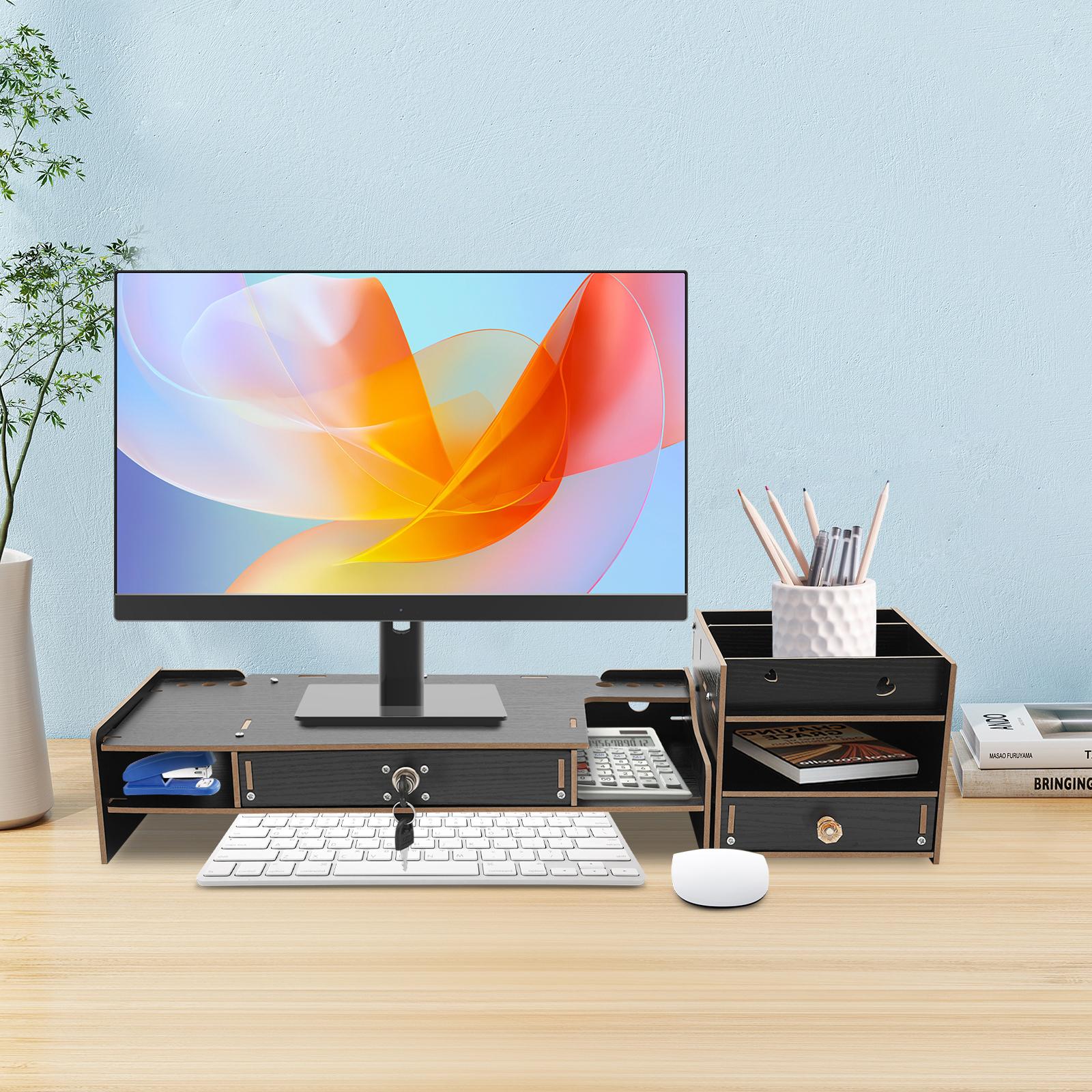 Monitor Stand for Desk, Computer Monitor Riser with Ergonomic Design, Office Organizer, Space Saving Desktop Shelf for Laptop чёрный
Monitor Stand for Desk, Computer Monitor Riser with Ergonomic Design, Office Organizer, Space Saving Desktop Shelf for Laptop чёрный