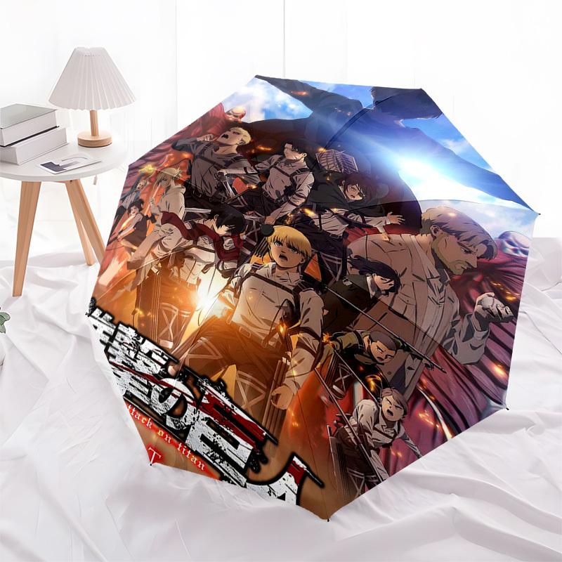 1pc Attack on Titan Last Attack Automatic Folding Umbrella, Portable 3-Fold Design with 8-Bone Iron Frame, Perfect for Outdoor Use, Ideal Gift for Fan
1pc Attack on Titan Last Attack Automatic Folding Umbrella, Portable 3-Fold Design with 8-Bone Iron Frame, Perfect for Outdoor Use, Ideal Gift for Fan