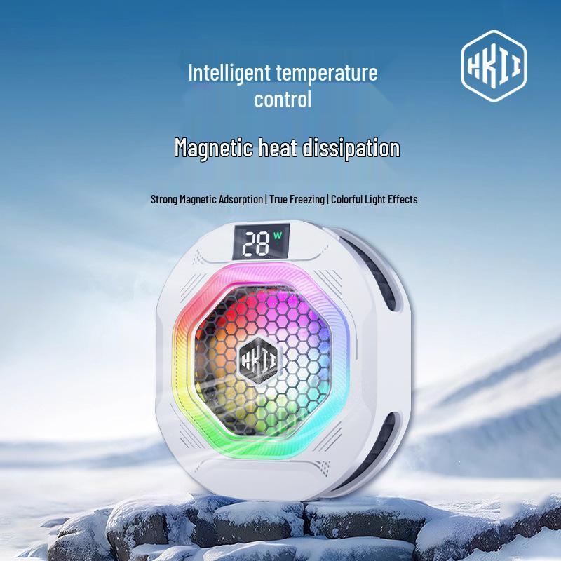 Kylin TH12 Second Gen Magnetic AI Phone Cooler with Semiconductor Temperature Control for Streaming Starry Black
Kylin TH12 Second Gen Magnetic AI Phone Cooler with Semiconductor Temperature Control for Streaming Starry Black