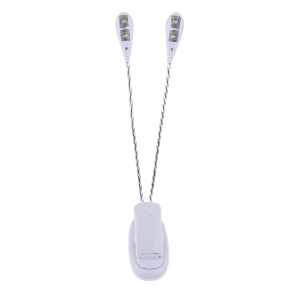 Adjustable 4 LEDs Stand Clip- Light Reading Light Illumination білий
Adjustable 4 LEDs Stand Clip- Light Reading Light Illumination білий