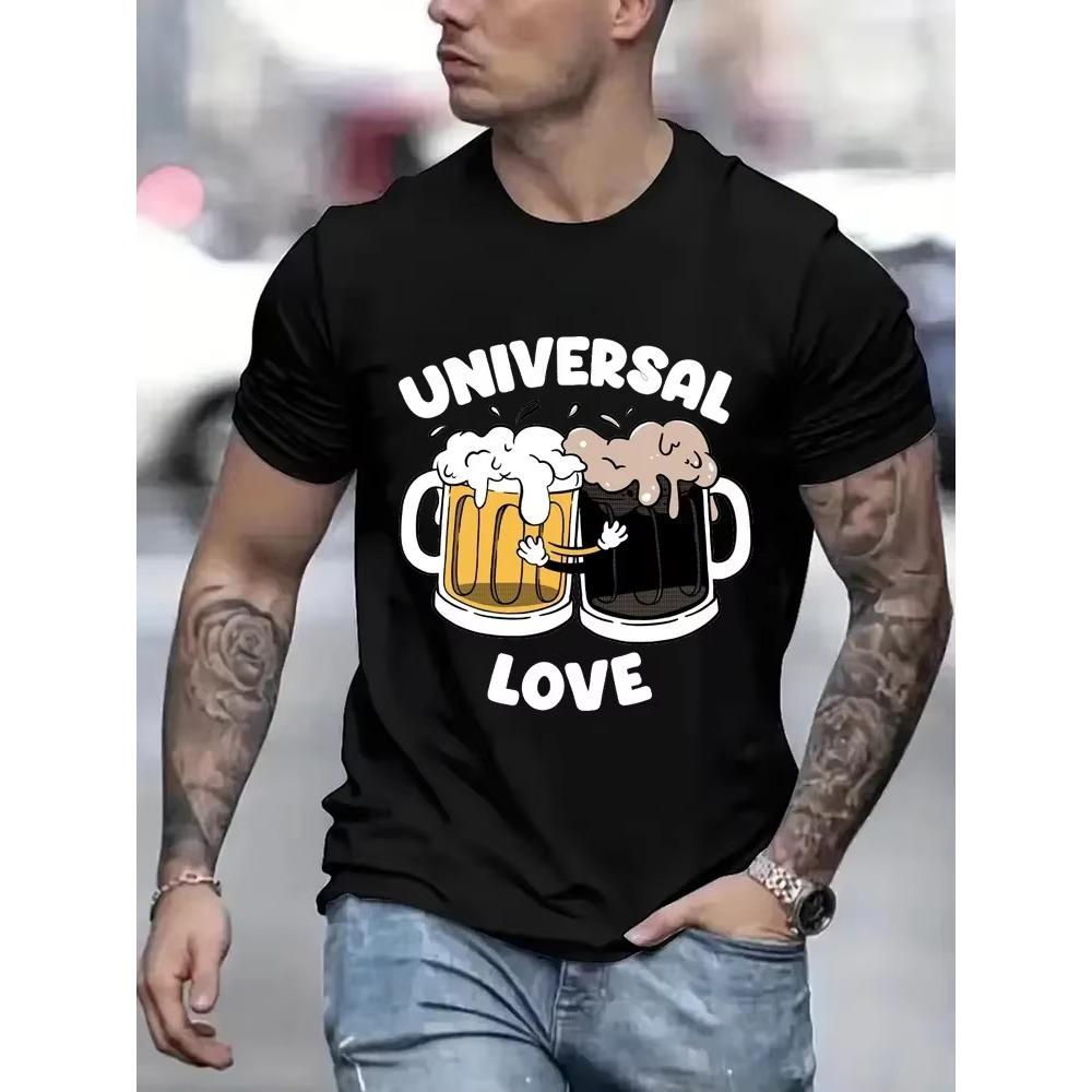 Мужские футболки с принтом Universal Love Funny Beer, дышащая одежда, летняя уличная одежда, свободные футболки, свободные топы с коротким рукавом S бежевый
Мужские футболки с принтом Universal Love Funny Beer, дышащая одежда, летняя уличная одежда, свободные футболки, свободные топы с коротким рукавом S бежевый