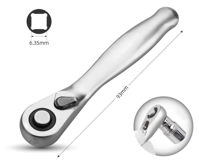 Ratchet Wrench Socket Screwdriver Bit Driver Quick Release Ratchet Wrench Hand Tools Mini 1/4 Inch Double Ended Quick Socket
Ratchet Wrench Socket Screwdriver Bit Driver Quick Release Ratchet Wrench Hand Tools Mini 1/4 Inch Double Ended Quick Socket