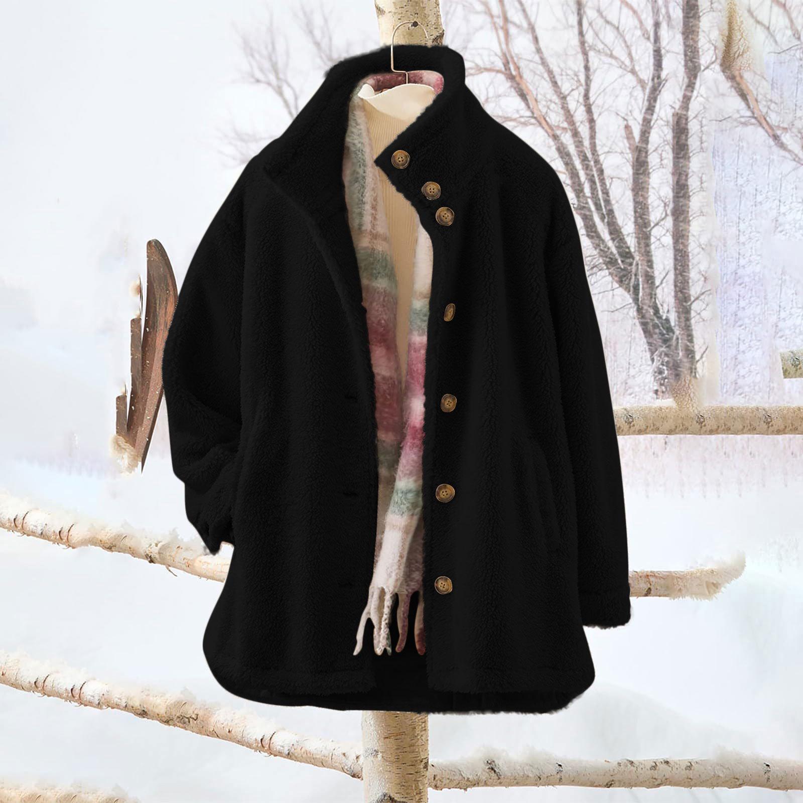 Women s Long Sleeve Plush Top with Button and Double Pockets S чорний
Women s Long Sleeve Plush Top with Button and Double Pockets S чорний