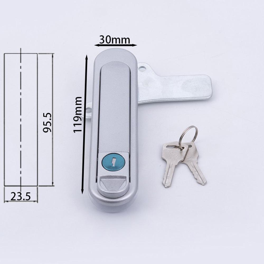 Chrome Finish Distribution Box Lock Multi-purpose Electrical Panel Door Latch Hardware Lock 1
Chrome Finish Distribution Box Lock Multi-purpose Electrical Panel Door Latch Hardware Lock 1