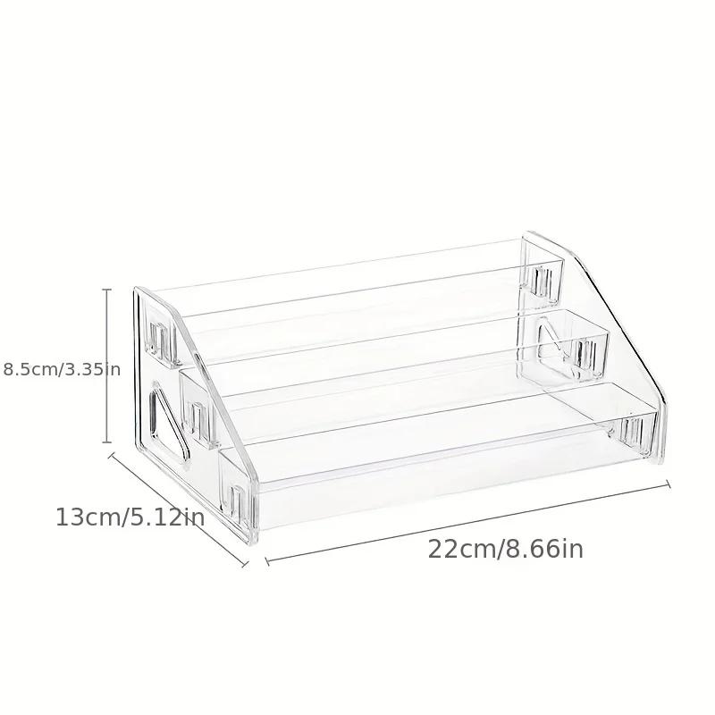 1pc Display Shelf, Desktop Badge Color Paper Diffuse Around The Edge Of The Ladder Transparent Placement Of Grain Standing Card
1pc Display Shelf, Desktop Badge Color Paper Diffuse Around The Edge Of The Ladder Transparent Placement Of Grain Standing Card