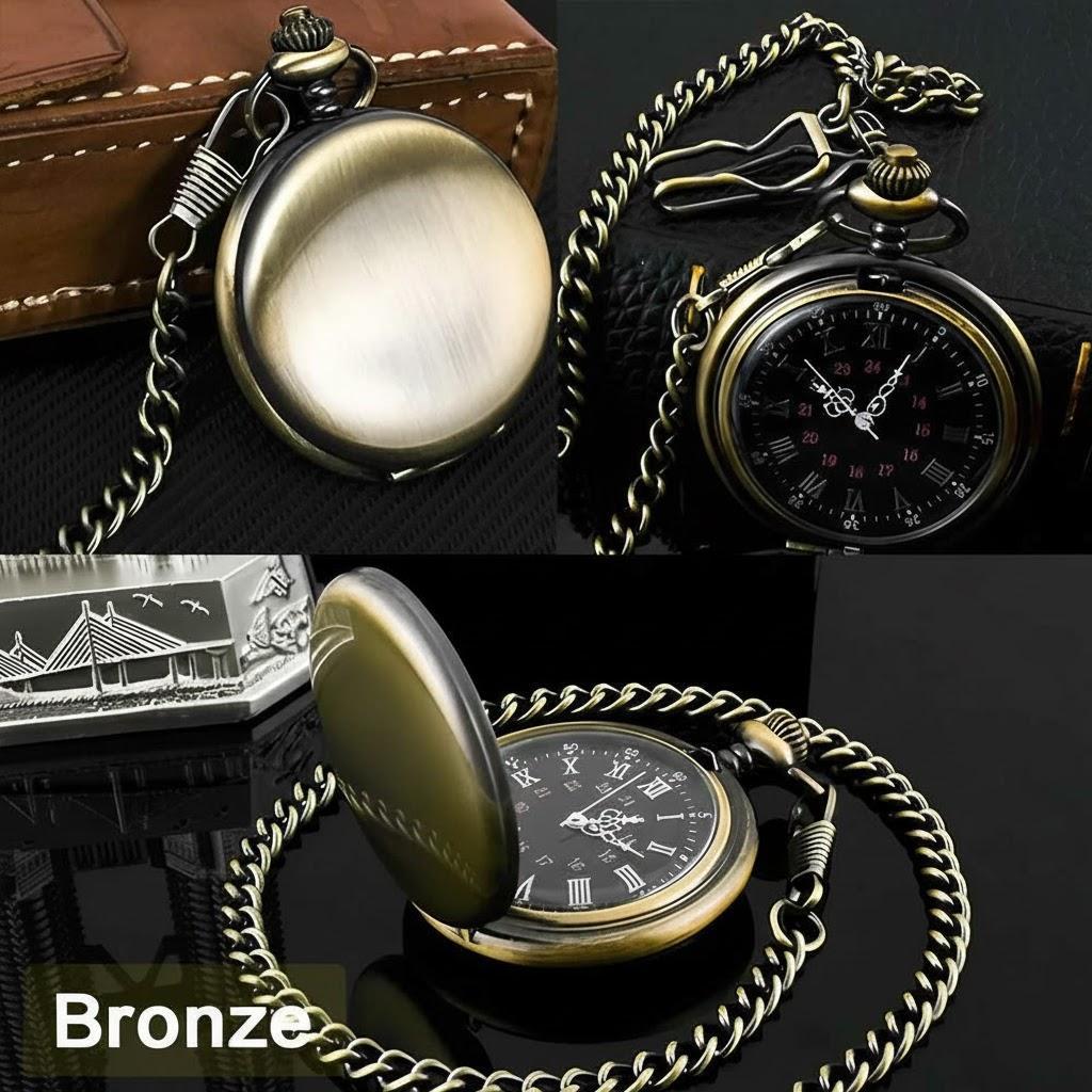 Vintage Pocket Watch Roman Arabic Numerals 37CM Fob Chain Smooth Steel Quartz Movement Watches бронзовый
Vintage Pocket Watch Roman Arabic Numerals 37CM Fob Chain Smooth Steel Quartz Movement Watches бронзовый