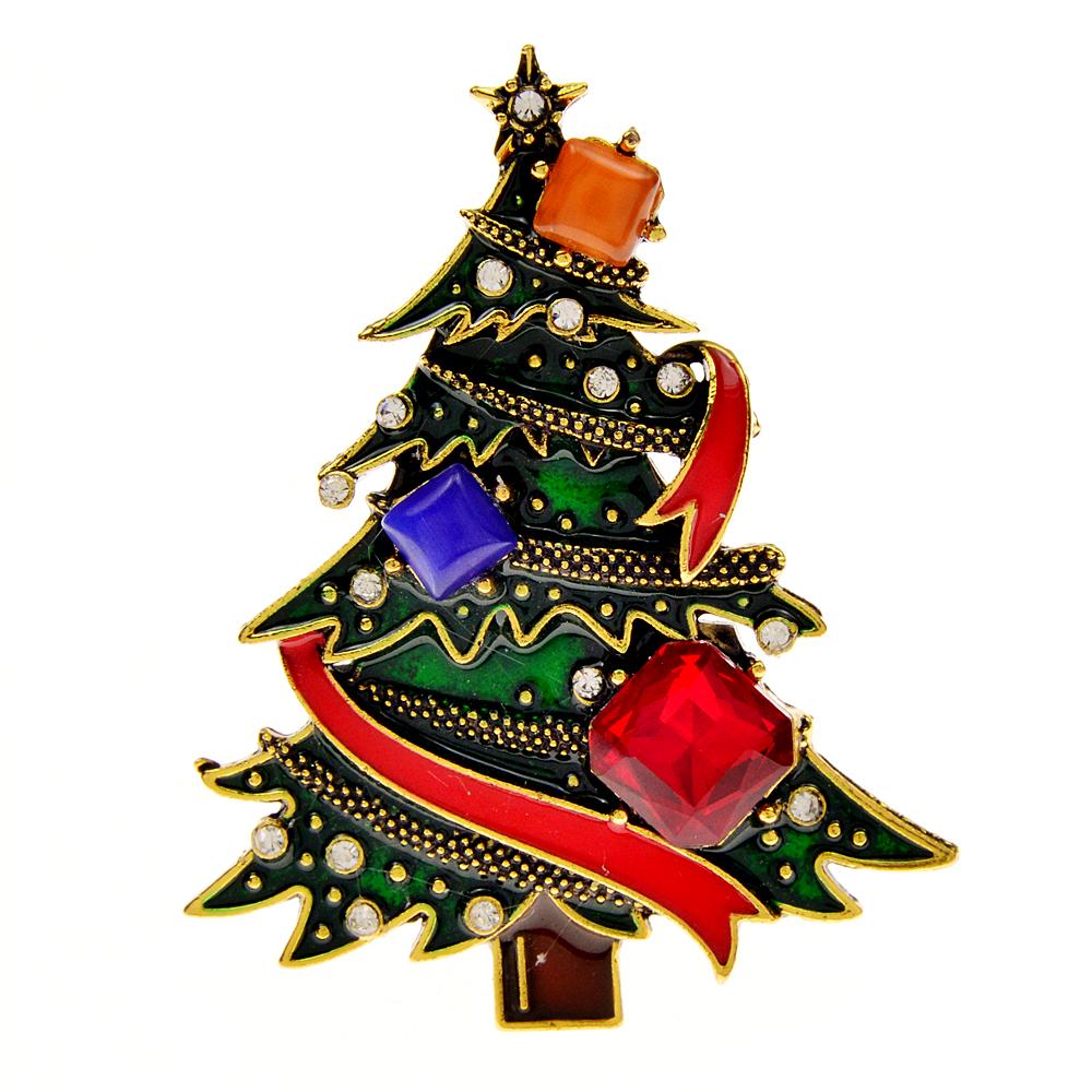 New Rhinestone Beautiful Christmas Tree Brooches For Women Festivel Party Pin Home Decoration High Quality Enamel
New Rhinestone Beautiful Christmas Tree Brooches For Women Festivel Party Pin Home Decoration High Quality Enamel