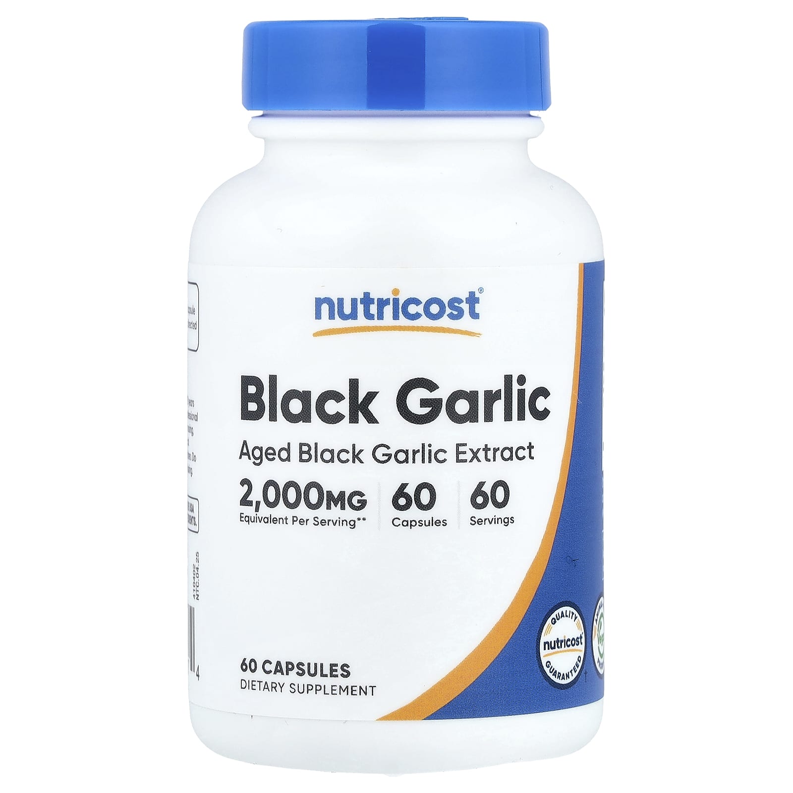 Nutricost, Black Garlic, 2,000 mg, 60 Capsules
Nutricost, Black Garlic, 2,000 mg, 60 Capsules