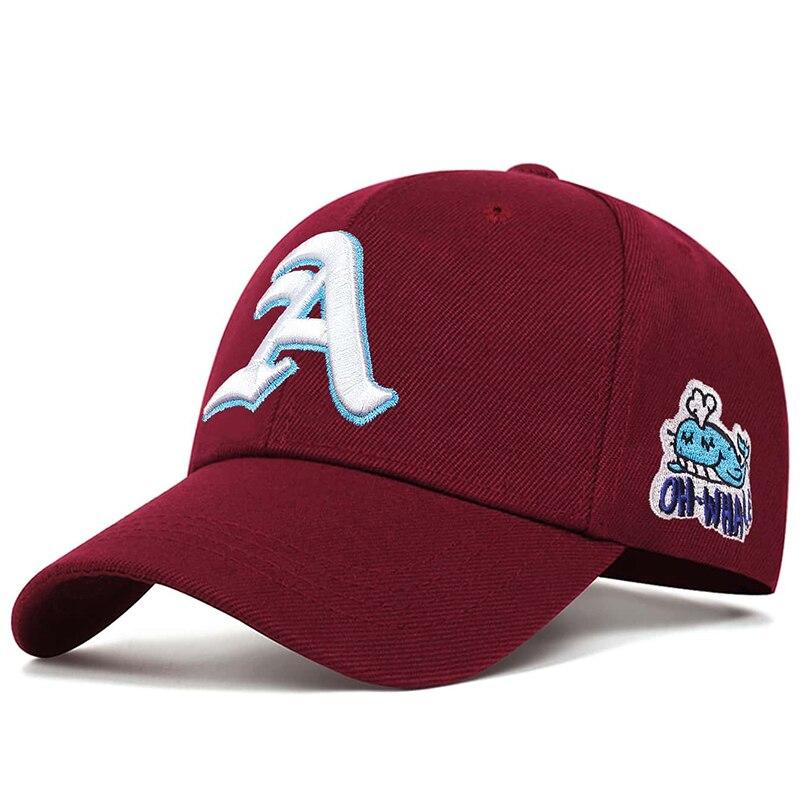 Fashion Gothic Letter A Side Whale Embroidery Baseball Caps Spring and Autumn Outdoor Adjustable Casual Hats Sunscreen Hat Adjustable вино красного
Fashion Gothic Letter A Side Whale Embroidery Baseball Caps Spring and Autumn Outdoor Adjustable Casual Hats Sunscreen Hat Adjustable вино красного