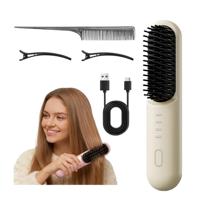 Portable USB C Rechargeable Straightener Brush Portable Straightening Brushes For Travel Home And Office Styling белый
Portable USB C Rechargeable Straightener Brush Portable Straightening Brushes For Travel Home And Office Styling белый