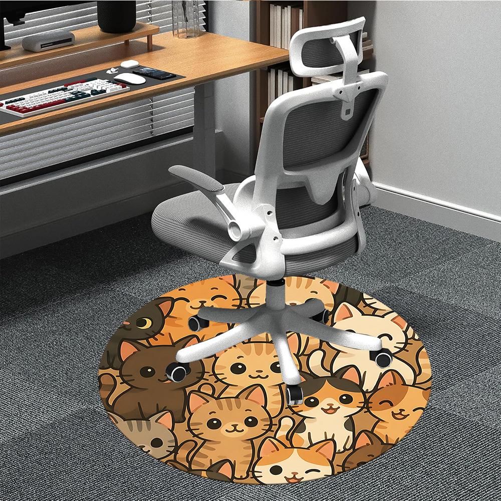 1pc Kitty Cats Office Round Area Rug, Under Office Chairs Bedroom Living Room Home Decor, Room Deco, Available in Various Sizes L1024372 80cm by 80cm
1pc Kitty Cats Office Round Area Rug, Under Office Chairs Bedroom Living Room Home Decor, Room Deco, Available in Various Sizes L1024372 80cm by 80cm