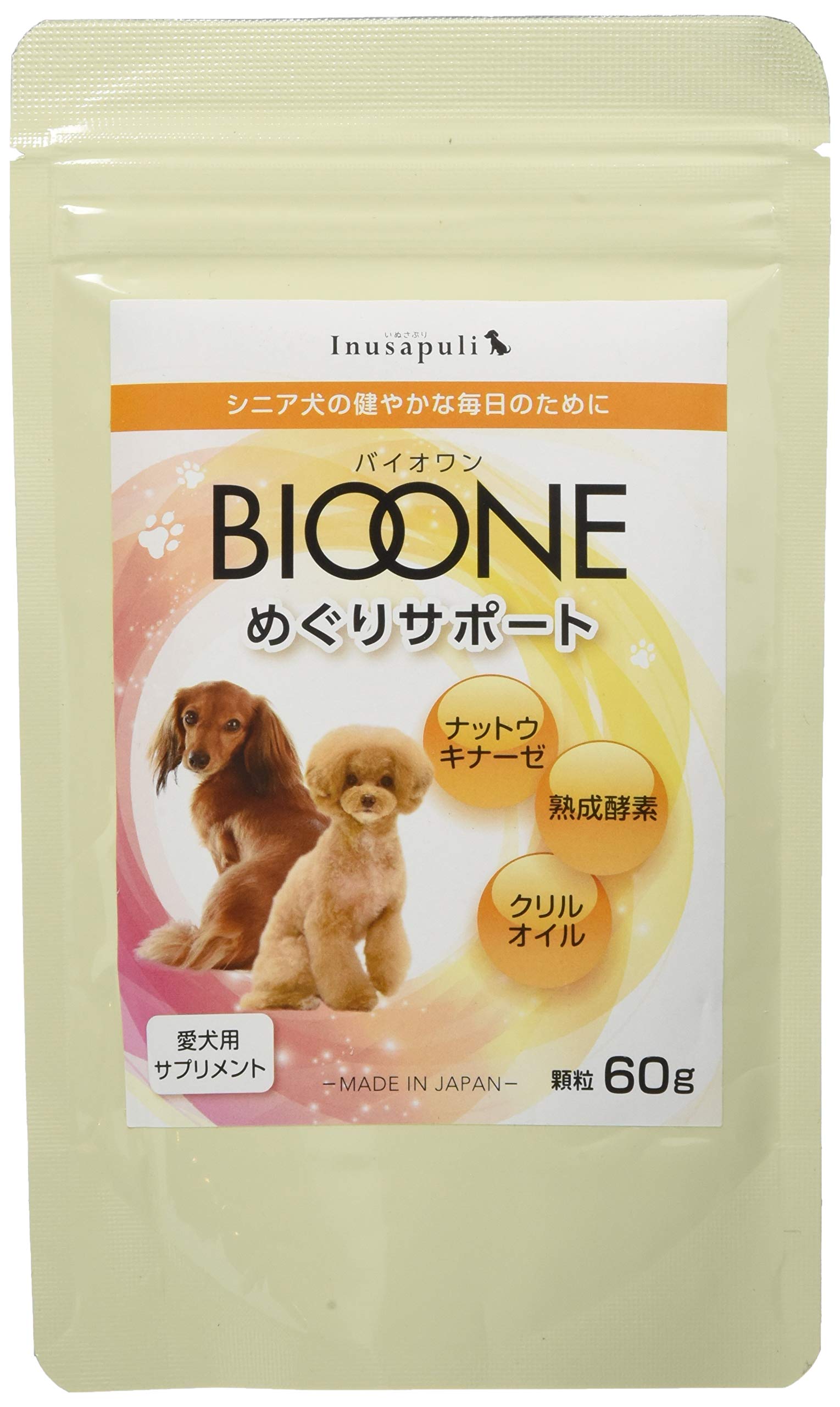 Японский институт биологической науки, пищевая добавка для собак BIOONE Meguri Support White 60 г
Японский институт биологической науки, пищевая добавка для собак BIOONE Meguri Support White 60 г