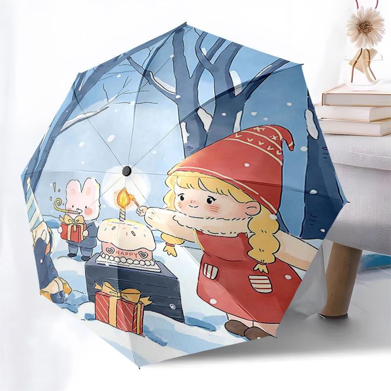 1pc Winter Wonderland Birthday Celebration with Elf, Bunny, and Presents, Festive Gift for Fans, Travelers, Everyday Use, Auto Open Close Umbrella wit
1pc Winter Wonderland Birthday Celebration with Elf, Bunny, and Presents, Festive Gift for Fans, Travelers, Everyday Use, Auto Open Close Umbrella wit
