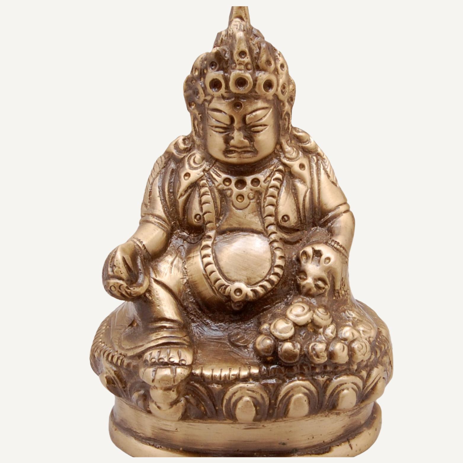 Handcrafted Brass Dhan Kuber Murti, Kuber Maharaj Ji Idol, Brass, Antique Brown
Handcrafted Brass Dhan Kuber Murti, Kuber Maharaj Ji Idol, Brass, Antique Brown