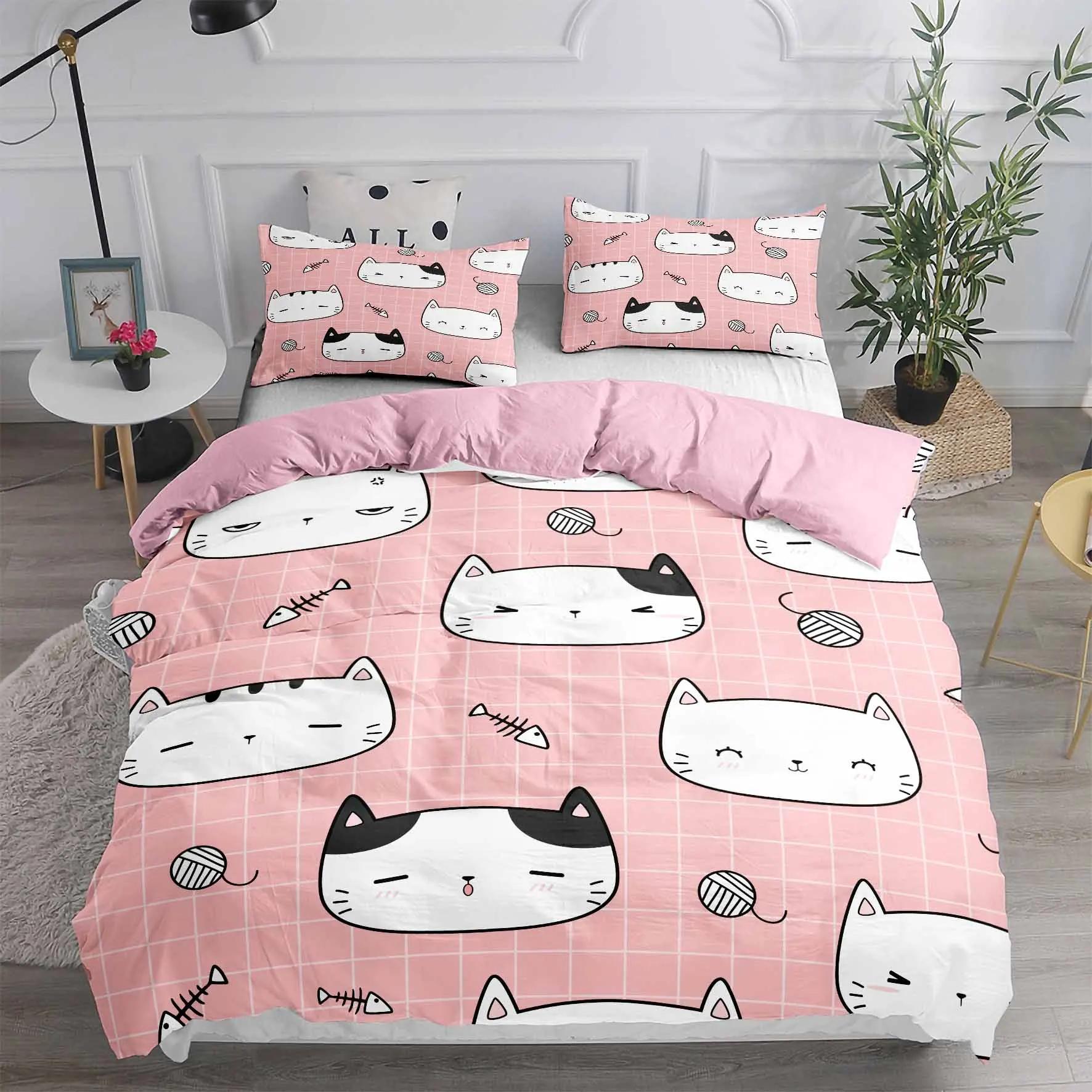 Carton Cat Beding Set Adult Peoples Winter Soft Duvet Cover Sets Children Kids,twin Ful Quen King Bedrom Set Home Textile House De Couete 100*200cm Single
Carton Cat Beding Set Adult Peoples Winter Soft Duvet Cover Sets Children Kids,twin Ful Quen King Bedrom Set Home Textile House De Couete 100*200cm Single