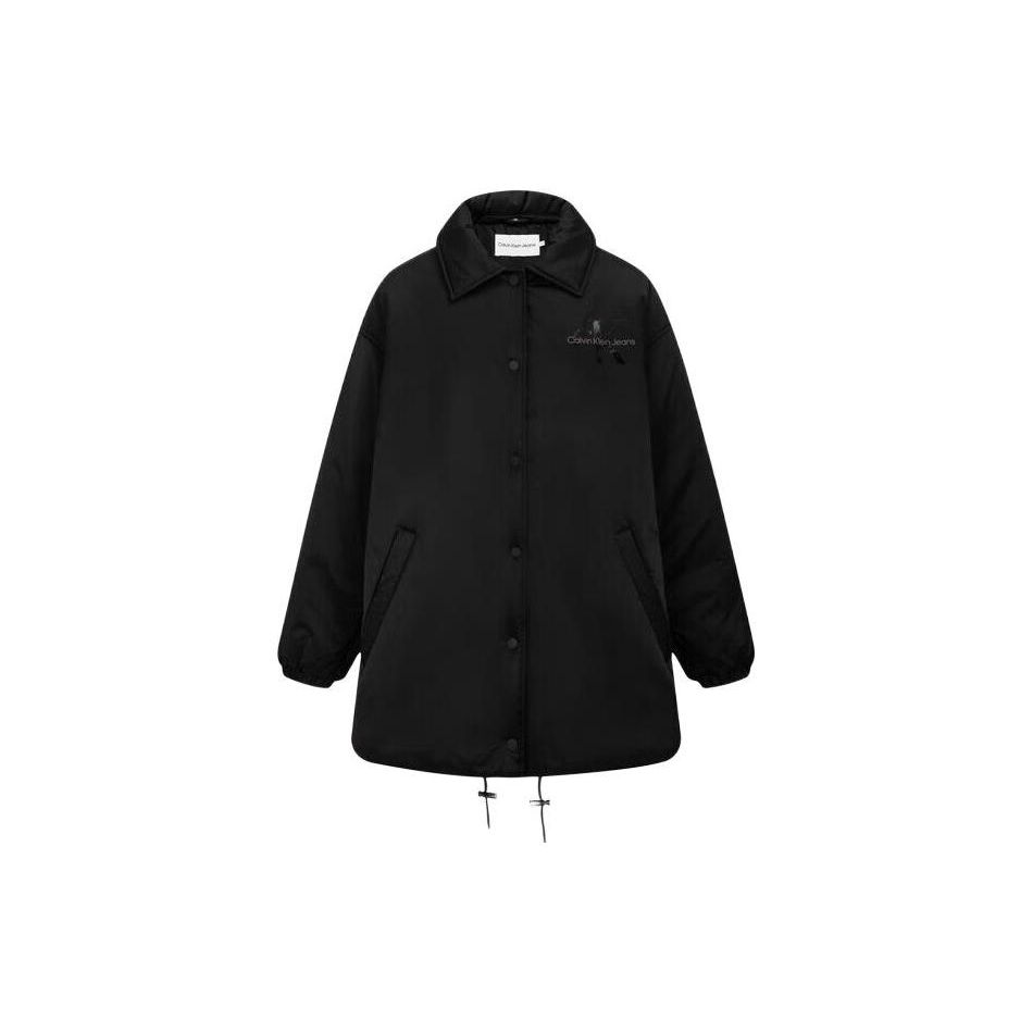 Calvin Klein Solid Color Collared Overlapping Logo Print Quilted Long Sleeve Jacket Women Jacket Black J220333-BEH S
Calvin Klein Solid Color Collared Overlapping Logo Print Quilted Long Sleeve Jacket Women Jacket Black J220333-BEH S