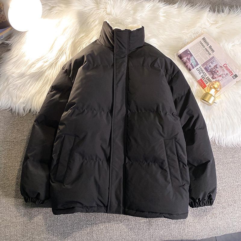 Новые зимние хлопковые пальто для мужчин, корейская версия, свободные однотонные, бархатные, утолщенные, теплая и удобная хлопковая одежда, хлопковые куртки для мужчин и 3XL
Новые зимние хлопковые пальто для мужчин, корейская версия, свободные однотонные, бархатные, утолщенные, теплая и удобная хлопковая одежда, хлопковые куртки для мужчин и 3XL